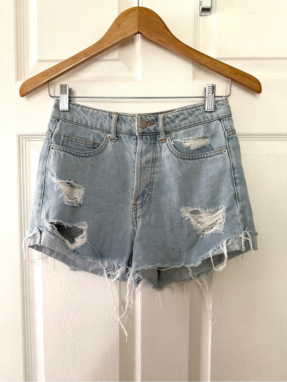 H&M High Waisted Jean Shorts
